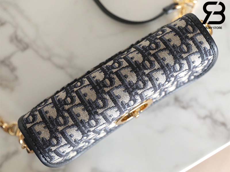 Túi Dior 30 Montaigne Avenue Blue Dior Oblique Jacquard Best Quality