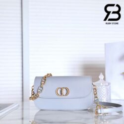 Túi Dior 30 Montaigne Avenue Bag Ethereal Gray Box Calfskin Best Quality