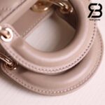 Túi Dior Lady D-Joy Micro Bag Caramel Beige Da Cừu 16CM Best Quality