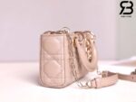 Túi Dior Lady D-Joy Micro Bag Caramel Beige Da Cừu 16CM Best Quality