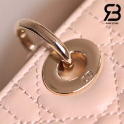 Túi Dior Lady D-Joy Micro Bag Rose Des Vents Da Cừu 16CM Best Quality