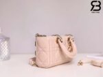 Túi Dior Lady D-Joy Micro Bag Rose Des Vents Da Cừu 16CM Best Quality