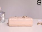 Túi Dior Lady D-Joy Micro Bag Rose Des Vents Da Cừu 16CM Best Quality