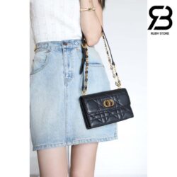Túi Dior Miss Caro Mini Bag Đen Macrocannage Lambskin Best Quality