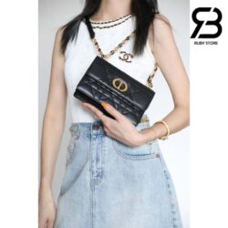 Túi Dior Miss Caro Mini Bag Đen Macrocannage Lambskin Best Quality