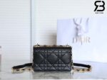 Túi Dior Miss Caro Mini Bag Đen Macrocannage Lambskin Best Quality