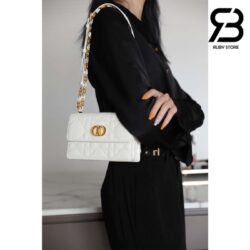 Túi Dior Miss Caro Mini Bag Latte Macrocannage Lambskin Best Quality