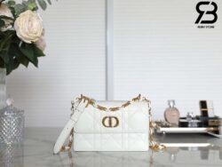 Túi Dior Miss Caro Mini Bag Latte Macrocannage Lambskin Best Quality