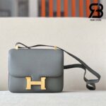 Túi Hermes Constance 24 Xám Vert Amande Epsom Khóa Vàng Khâu Tay Best Quality