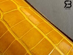 Túi Hermes Constance Mini 18 Vàng Jaune Ambre Shiny Alligator GHW Khâu Tay Best Quality