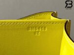 Túi Hermes Constance Mini 18 Vàng Mimosa Matte Alligator PHW Khâu Tay Best Quality