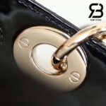 Túi Small Lady Dior D-Joy Bag Màu Đen Patent Da Bê 22CM Best Quality