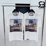 Áo Thun LV Printed Cotton T-Shirt Best Quality
