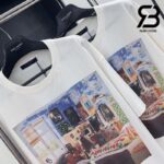 Áo Thun LV Printed Cotton T-Shirt Best Quality