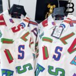 Áo LV x NBA Basketball Letters Overshirt White Best Quality