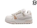 Giày Louis Vuitton Trainer Maxi Beige Best Quality