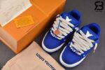Giày Louis Vuitton Trainer Maxi Navy Blue Best Quality