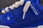 Giày Louis Vuitton Trainer Maxi Navy Blue Best Quality