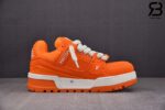 Giày Louis Vuitton Trainer Maxi Orange Best Quality