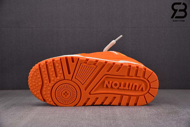 Giày Louis Vuitton Trainer Maxi Orange Best Quality