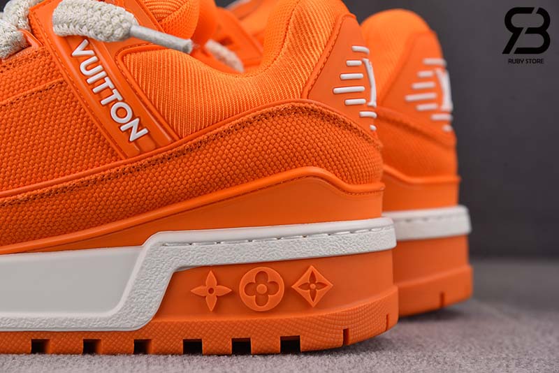 Giày Louis Vuitton Trainer Maxi Orange Best Quality