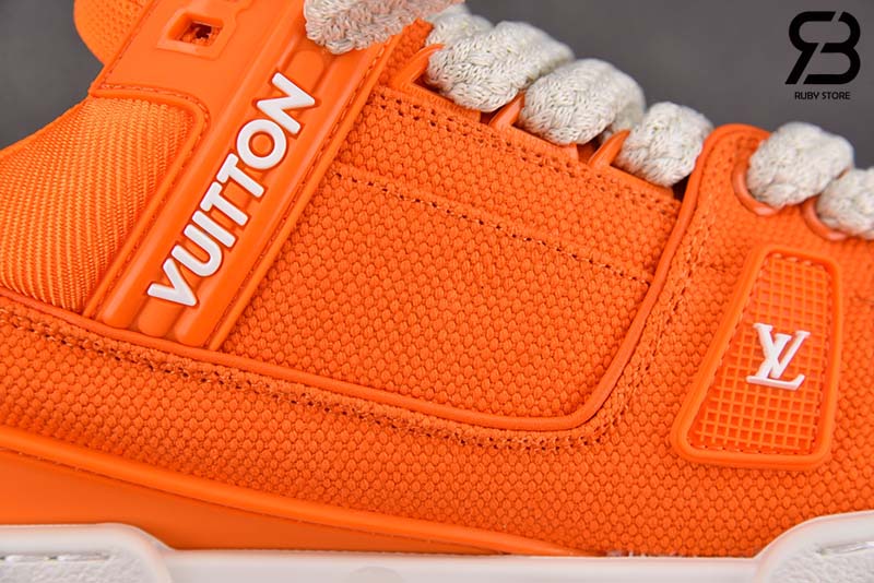 Giày Louis Vuitton Trainer Maxi Orange Best Quality