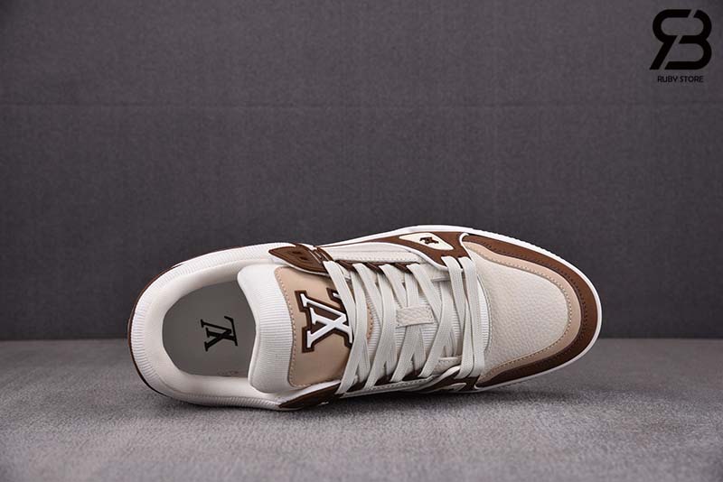 Giày Louis Vuitton Trainer Moka Best Quality