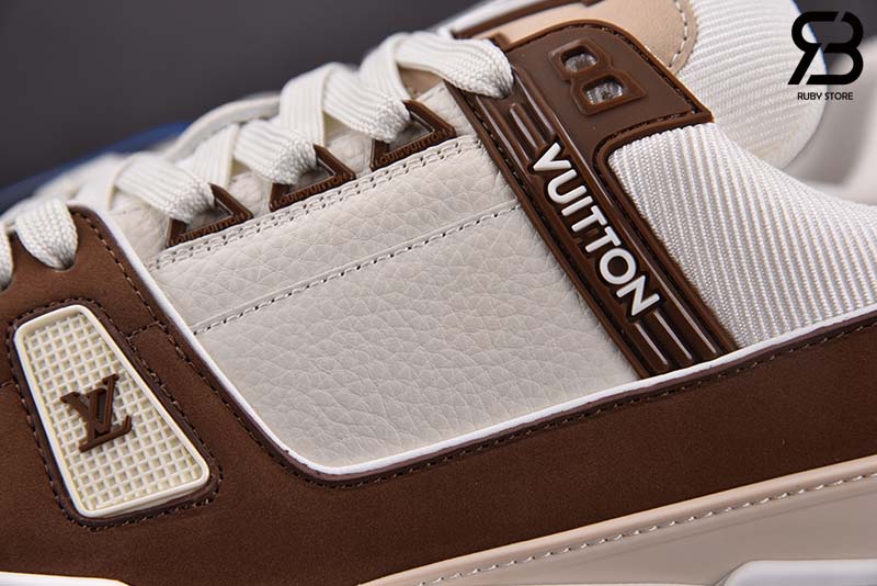 Giày Louis Vuitton Trainer Moka Best Quality