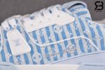 Giày Louis Vuitton Trainer Blue Stripe Monogram Best Quality