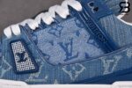 Giày Louis Vuitton Trainer Denim Monogram Best Quality
