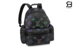 Ba Lô LV Comet Backpack Đen Multicolor Logo Best Quality