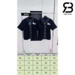 Áo LV Monogram Short-Sleeved Denim Shirt Best Quality