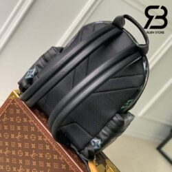 Ba Lô LV Comet Backpack Đen Multicolor Logo Best Quality