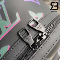 Ba Lô LV Comet Backpack Đen Multicolor Logo Best Quality