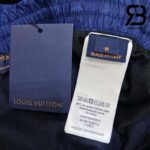 Quần LV x YK Monogram Faces Swim Shorts Blue Best Quality