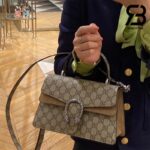 Túi Gucci Small Dionysus Top Handle Bag GG Supreme Best Quality