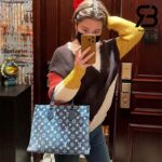 Túi LV Onthego MM Tote Bag Xanh Navy Denim Best Quality