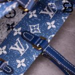 Túi LV Onthego MM Tote Bag Xanh Navy Denim Best Quality