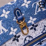 Túi LV Onthego MM Tote Bag Xanh Navy Denim Best Quality