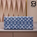 Túi LV Onthego MM Tote Bag Xanh Navy Denim Best Quality