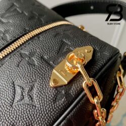 Túi LVxNBA Cloakroom Dopp Kit Đen Leather Best Quality
