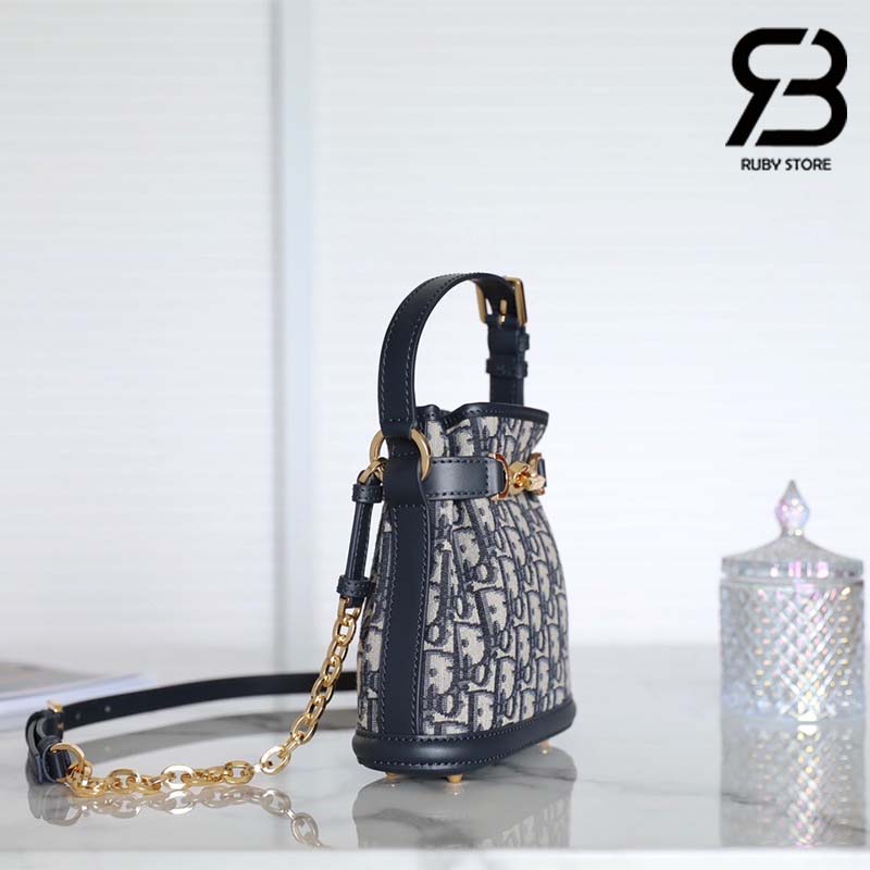 Túi Small C'est Dior Bag Blue Oblique Best Quality