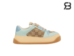 Giày Gucci Screener Sneaker Camel And Ebony GG Canvas 757700 FAB4C 2562