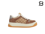 Giày Gucci Screener Sneaker Beige And Ebony Original GG Canvas 750048 FAB39 9754
