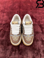 Giày Gucci Screener Sneaker Beige And Ebony Original GG Canvas 750048 FAB39 9754 - Ảnh 13