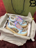 Giày Gucci Screener Sneaker Camel And Ebony GG Canvas 757700 FAB4C 2562