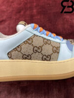 Giày Gucci Screener Sneaker Camel And Ebony GG Canvas 757700 FAB4C 2562