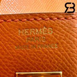 Túi Hermes Birkin 25 Cam Orangre Da Epsom GHW Best Quality