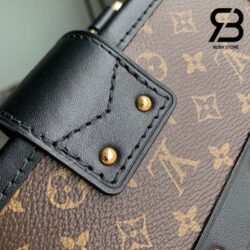 Túi LV Petite Malle Capitale Monogram Nâu Đen Lót Da Cừu Best Quality