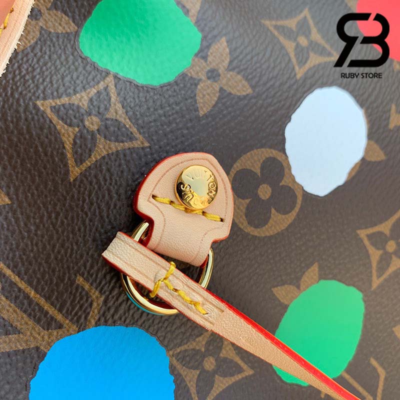 Túi LV x YK Neverfull MM Monogram Multicolor Dots Best Quality